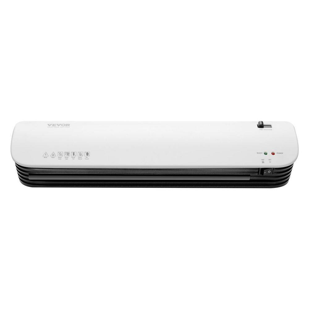 VEVOR Laminator Machine, White Food Vacuum Sealer with Thermal Laminator for Max A3 Paper Size, 2-3 min Quick Warm Portable