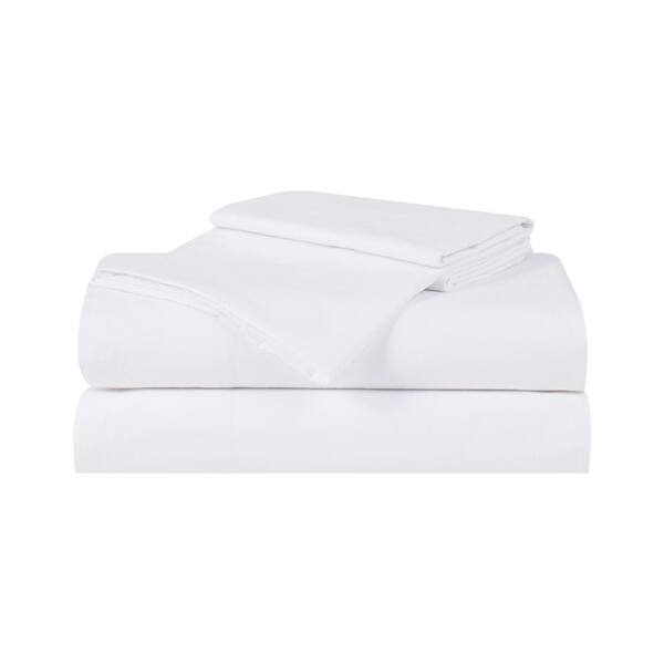 Truly Calm Silver Cool 5 Piece White Cotton Split King Antimicrobial Sheet Set Ss4199wtsk 4700 Split King Antimicrobial Sheet Set, What Kind Of Sheets Do You Use For A Split King Bed