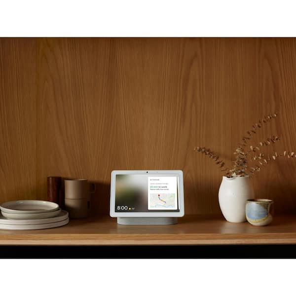 Google Nest Hub 2nd Gen - Smart Home Speaker and 7 in. Display with Google  Assistant - Chalk GA01331-US - The Home Depot