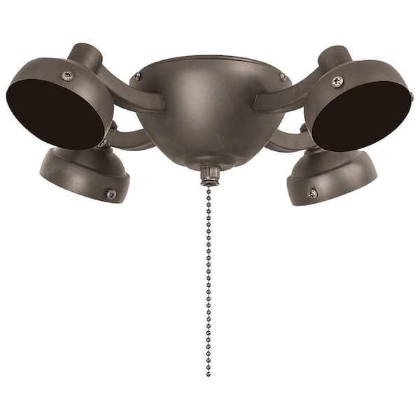 MINKA-AIRE Aire 4-Light LED Burnished Nickel Ceiling Fan Universal Light Kit