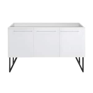 Annecy 25.4 in. W. x 60.25 in. D x 7.7 in. H Bath Vanity Cabinet without Top in White