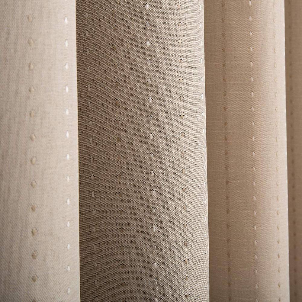 Natural Cotton Polyester Blackout Grommet Panel 54" x 63"