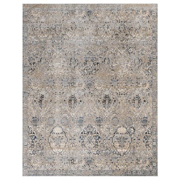 Camilla 2 ft. x 10  ft. Grey Western Area Rug