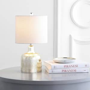 Gemma 19 in. Gold Glass Bell LED Table Lamp
