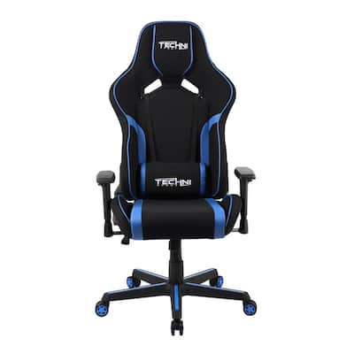 Blue TechniSport TSF-71 Fabric Office-PC Gaming Chair