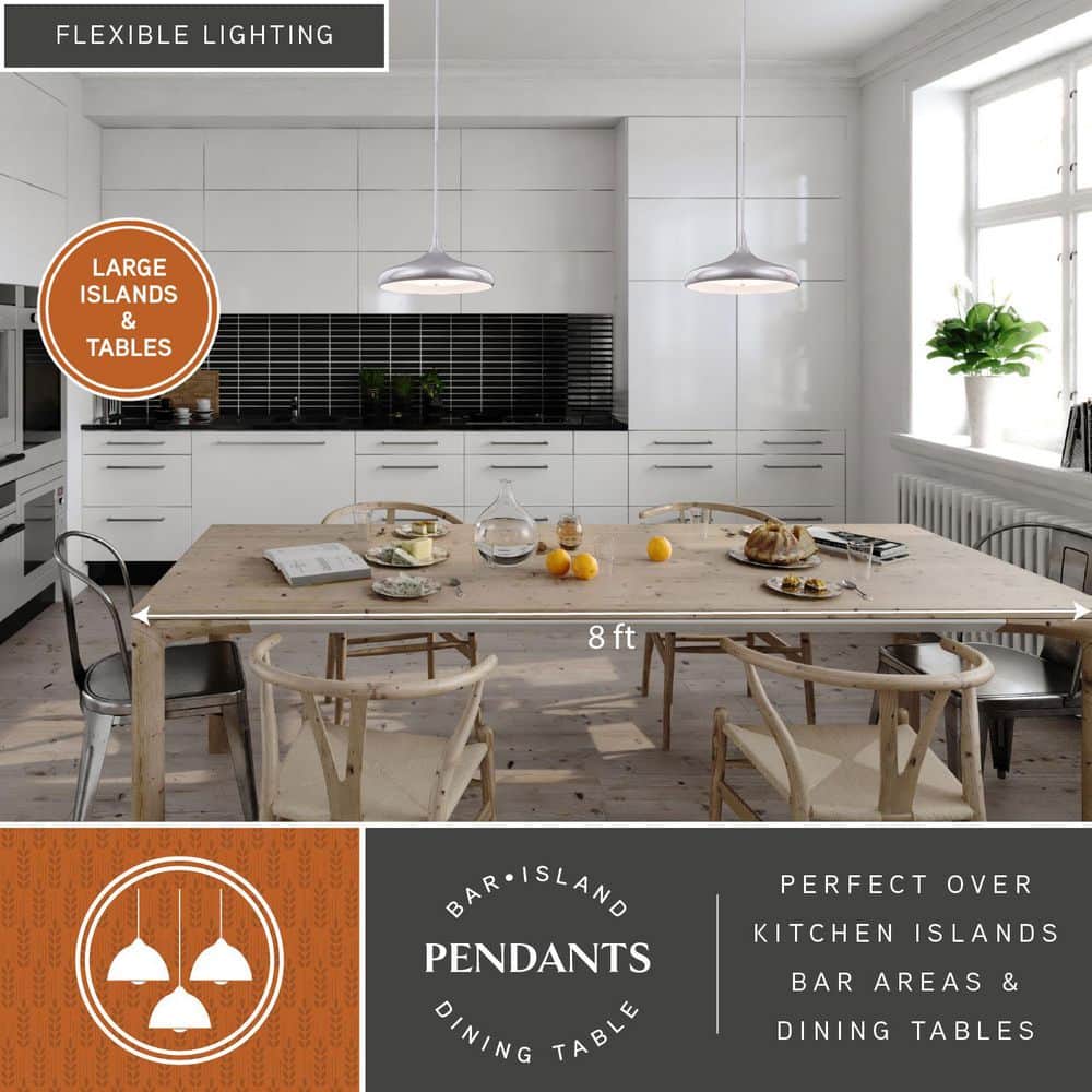 Taupe Modern Rain Drop LED Pendant with Motion Sensor