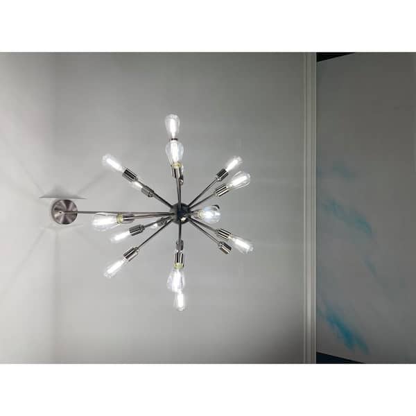 60-Watt Equivalent A15 Dimmable Clear Glass Decorative Filament LED Vintage Edison Light Bulb Soft White (3-Pack)