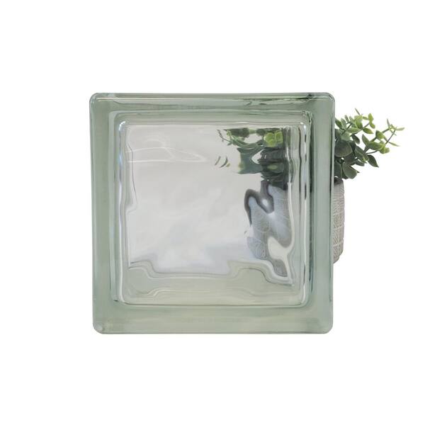 4" Premiere Series: Clear Cortina Glass Block, 8x8x4&quot