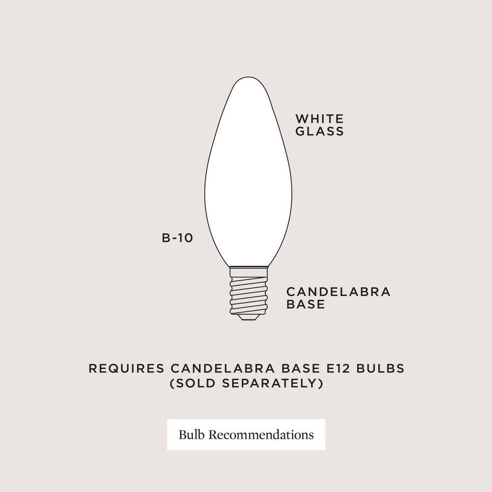 Avec Champagne Bronze and White Glass Flush Mount Light