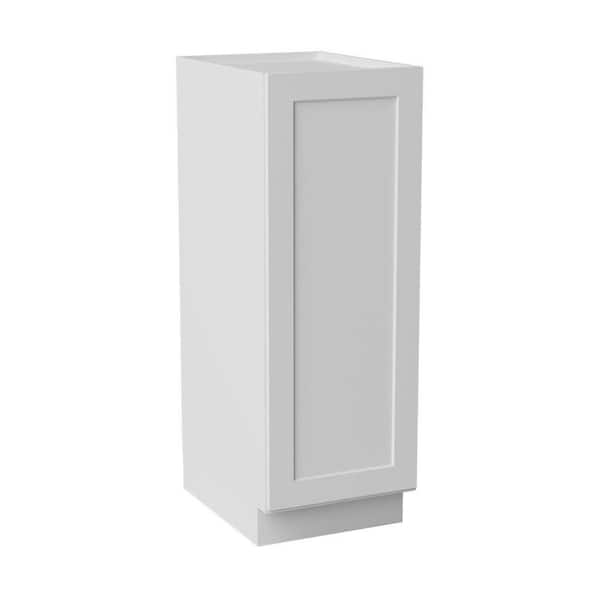 18 in. W x 24 in. D x 51 in. H Ready to Assemble Solid Wood Shaker Pantry Kitchen Cabinet in White