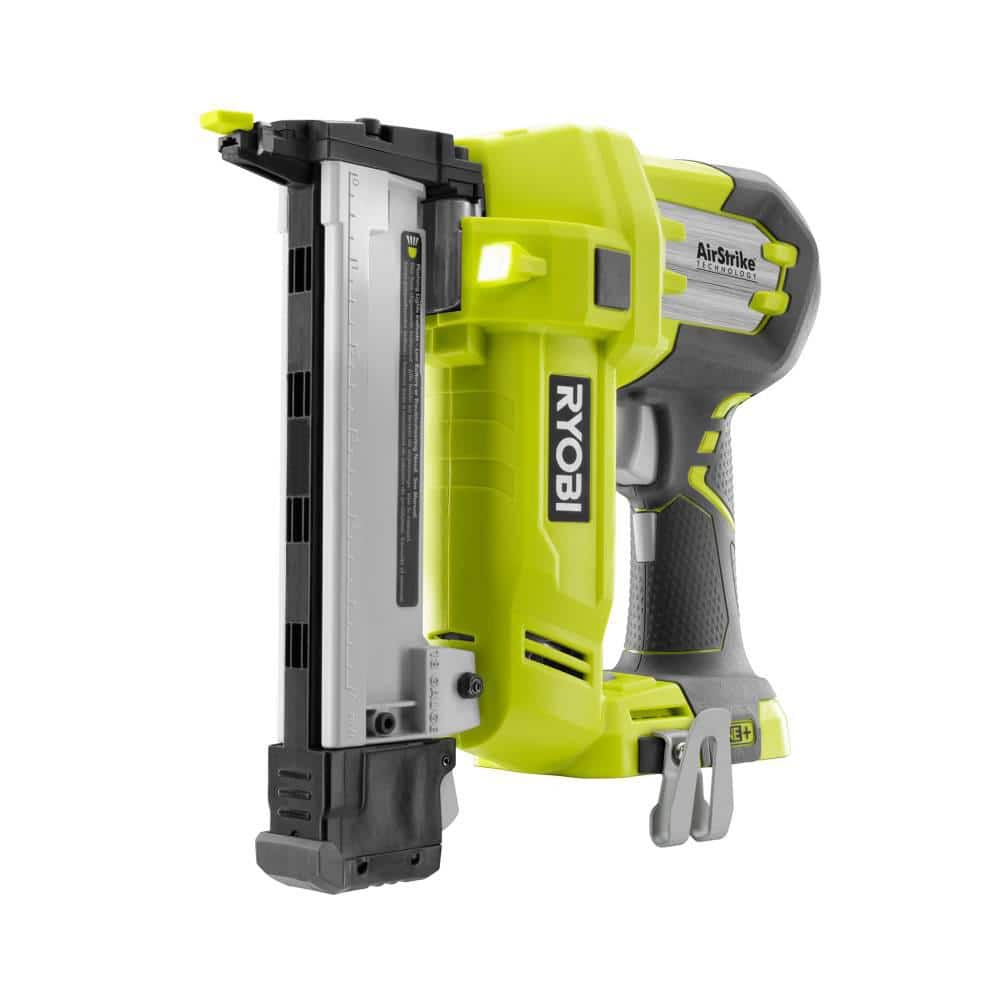 RYOBI ONE+ 18V AirStrike 18-Gauge Cordless Cordless Narrow Crown