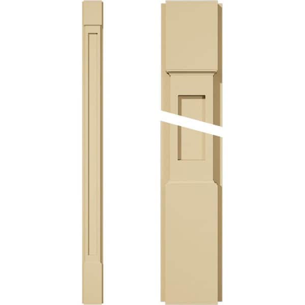Ekena Millwork 2 in. D x 5 in. W x 72 in. L Primed Polyurethane Pilaster 1- Pack