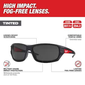 Performance Safety Glasses with Tinted Fog-Free Lenses