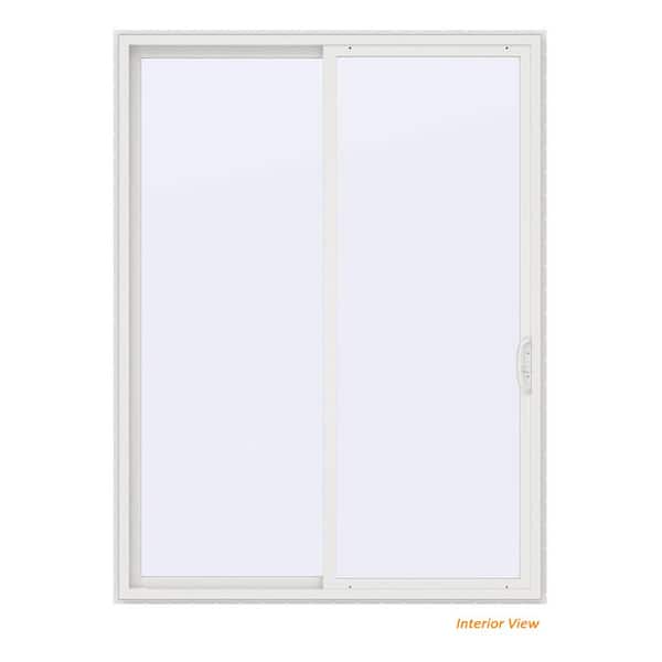 72 in. x 96 in. V-4500 Contemporary White Vinyl Right-Hand Full Lite Sliding Patio Door 72 in. x 96 in. V-4500 Contemporary White Vinyl Right-Hand Full Lite Sliding Patio Door
