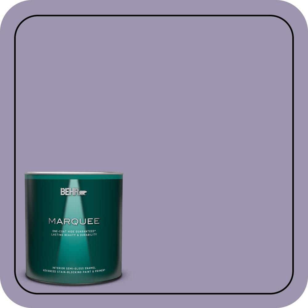 1 qt. #S570-4 Night Music One-Coat Hide Semi-Gloss Enamel Interior Paint & Primer price history on PriceWatchPro