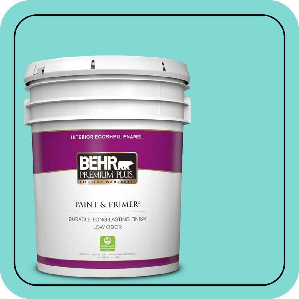 5 gal. #MQ4-22 Key Largo Eggshell Enamel Low Odor Interior Paint & Primer price history on PriceWatchPro