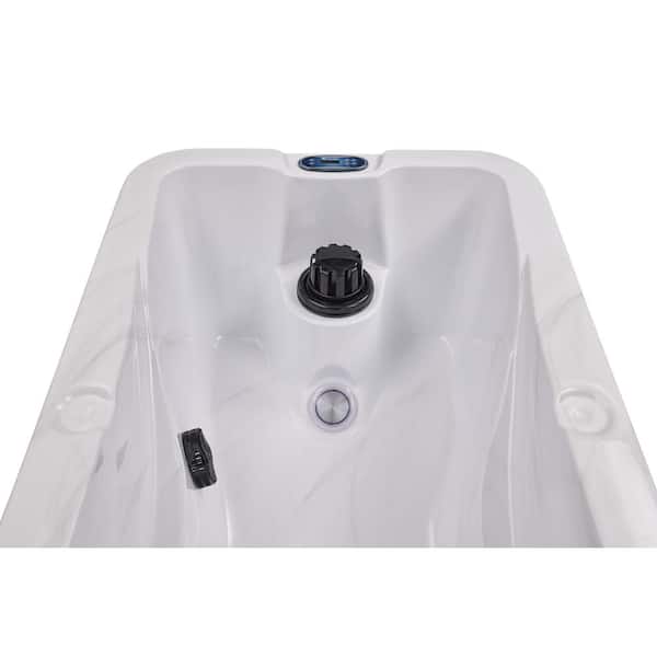 Luxury Spas Solo-1-Person 17 Jet, 240-Volt Lounger Hot Tub in