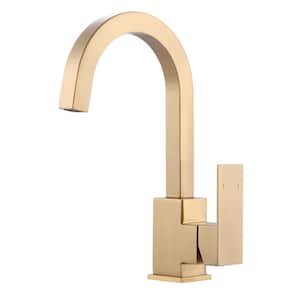 Single Handle Bar Faucet in Gold
