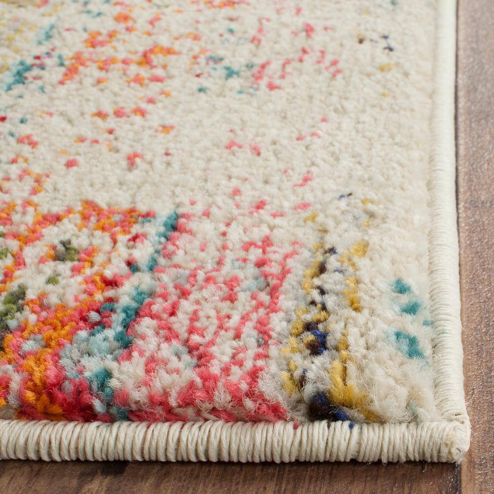 Boho-Chic Monaco Multicolor Reversible Runner Rug - 2'2" x 10'