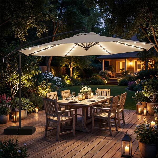 east end patio umbrella 93307 Treasure Garden Flex 9-Foot Octagon Aluminum Auto-Tilt Market Umbrella