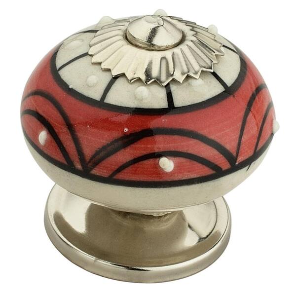Cream Cabinet Knob Pack Of 10 Ck319, Red Cabinet Knobs Home Depot