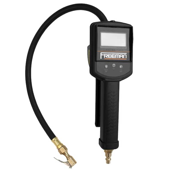 Freeman Digital Tire Inflator with LCD Pressure Gauge and Work Light