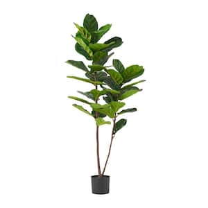 4.9 ft. Tall Artificial Plant Fiddle Leaf Fig Tree