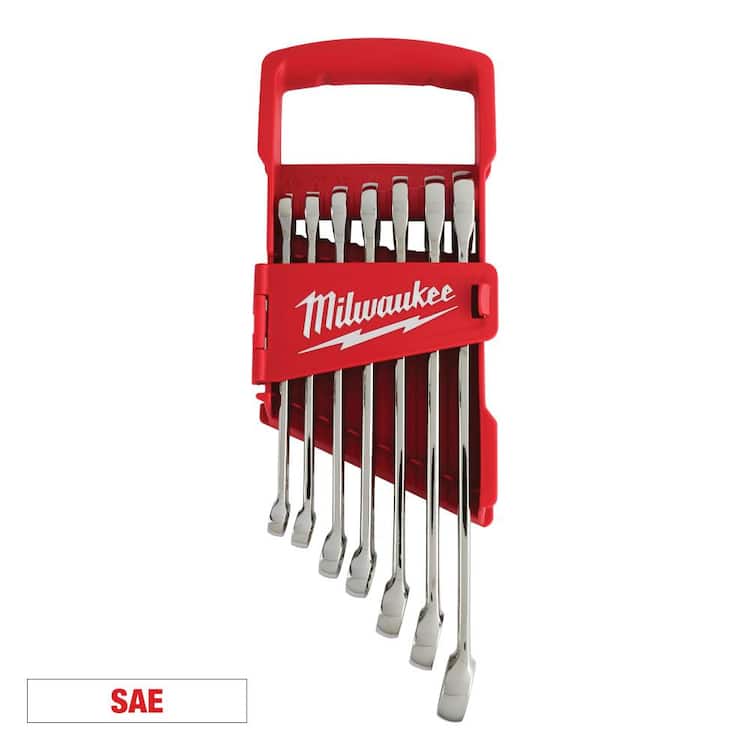 Milwaukee Combination SAE Wrench Mechanics Tool Set (7Piece) Home Depot Inventory Checker