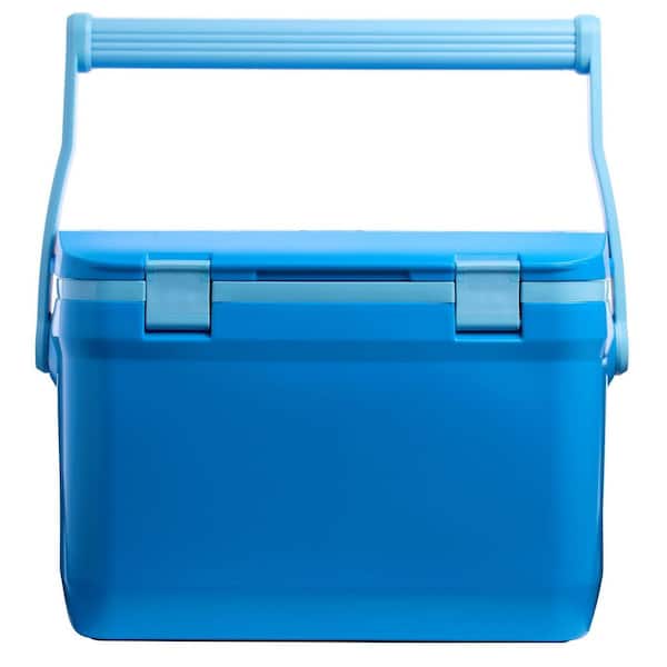 Adventure Outdoor Cooler 16 qt. Heavy Duty Outdoor Camping Cooler 36-Hour Cooling Ice Chest for 21-Cans (Blue）