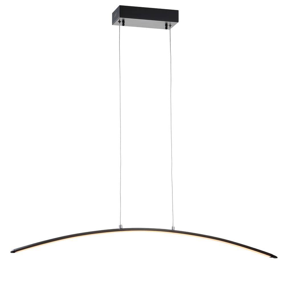 Roxanna 41.5" Black LED Linear Pendant Light