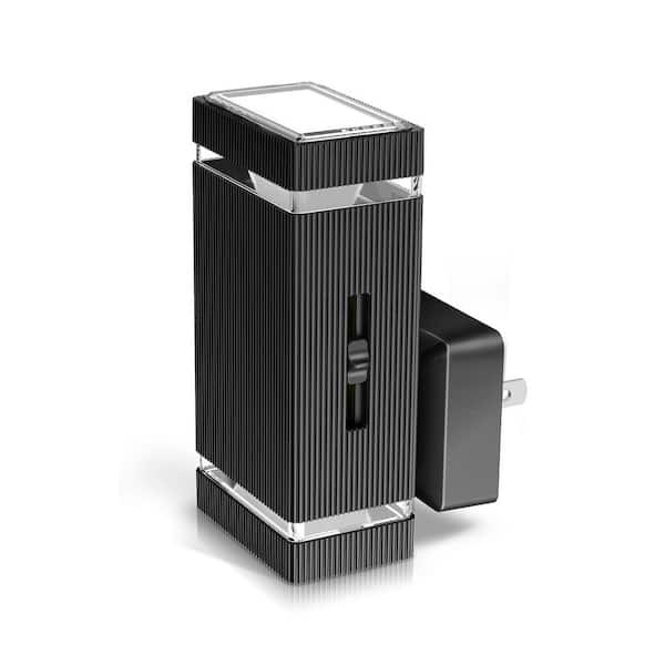 1-Light Night Light with Dusk to Dawn Sensor, Adjustable Brightness for Bedroom, Hallway and Stairway