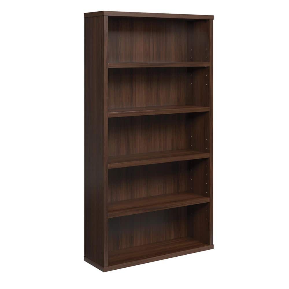 Noble Elm Adjustable 5-Shelf Bookcase