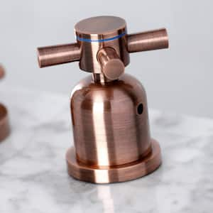 Concord 8 in. Widespread 2-Handle Bathroom Faucet in Antique Copper