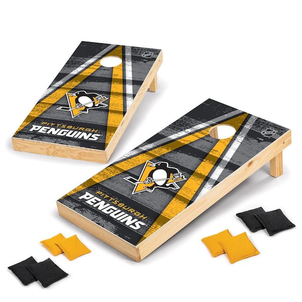 Pittsburgh Steelers Pirates Penguins City Skyline Cornhole Boards