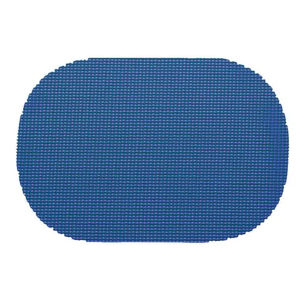 Kraftware Fishnet Oval Placemat in Blue (Set of 12)
