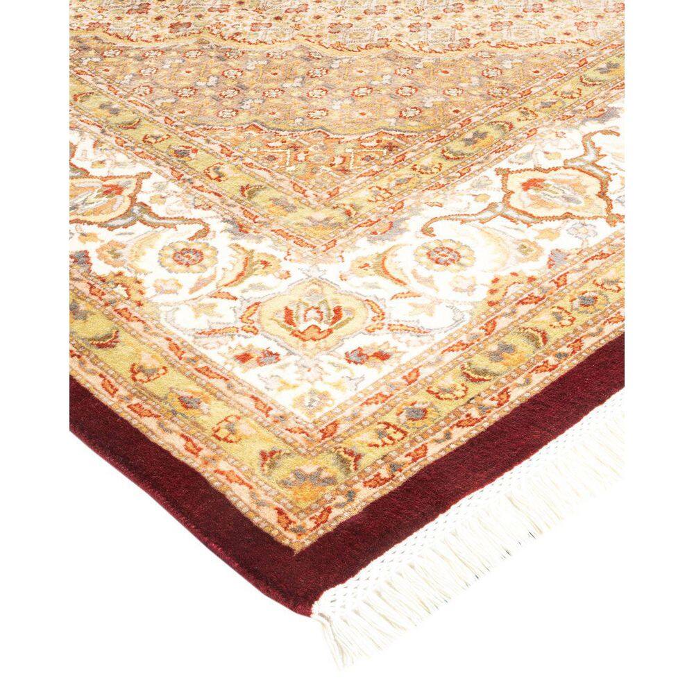Traditional Red Hand-Knotted Wool 6' x 9' Area Rug