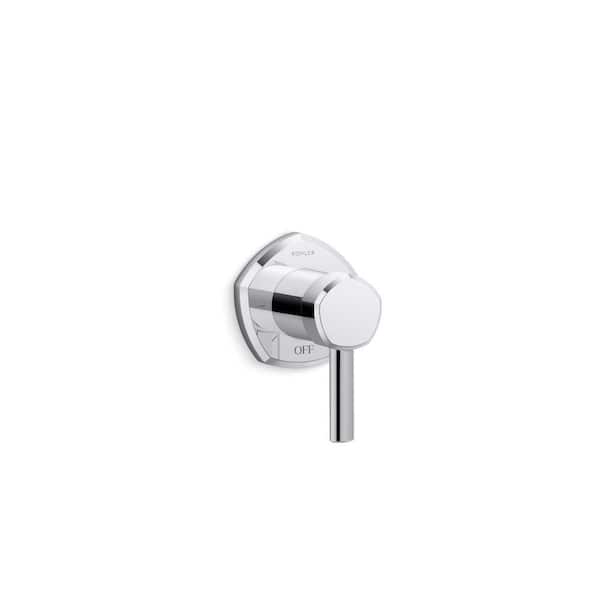 KOHLER Occasion Lever 1-Handle Tub and Shower Faucet Trim in Polished Chrome with Volume Control