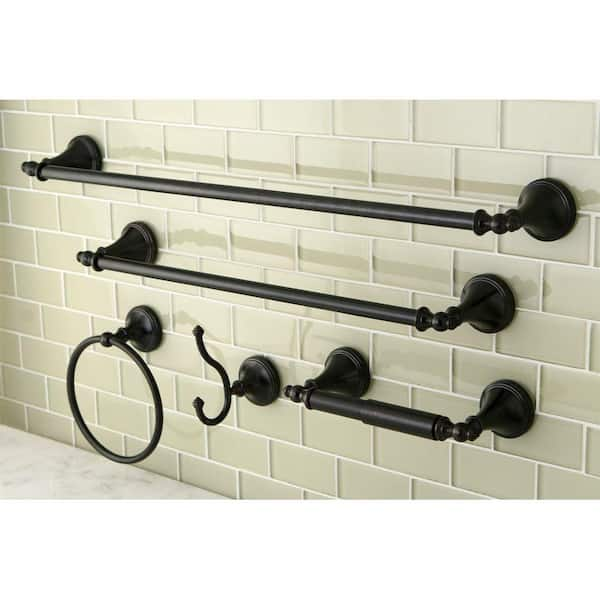 Kingston Brass Governor 3-Pc. Bathroom Accessories Set in Brushed Nickel