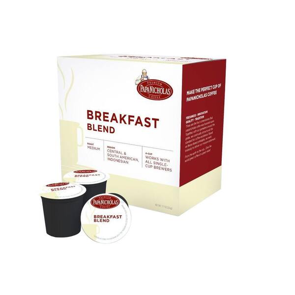 PapaNicholas Breakfast Blend Coffee (96-Cups per Case)