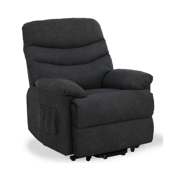 Dorel Living Guthrie Charcoal Power Lift Recliner-FH8434 - The Home Depot