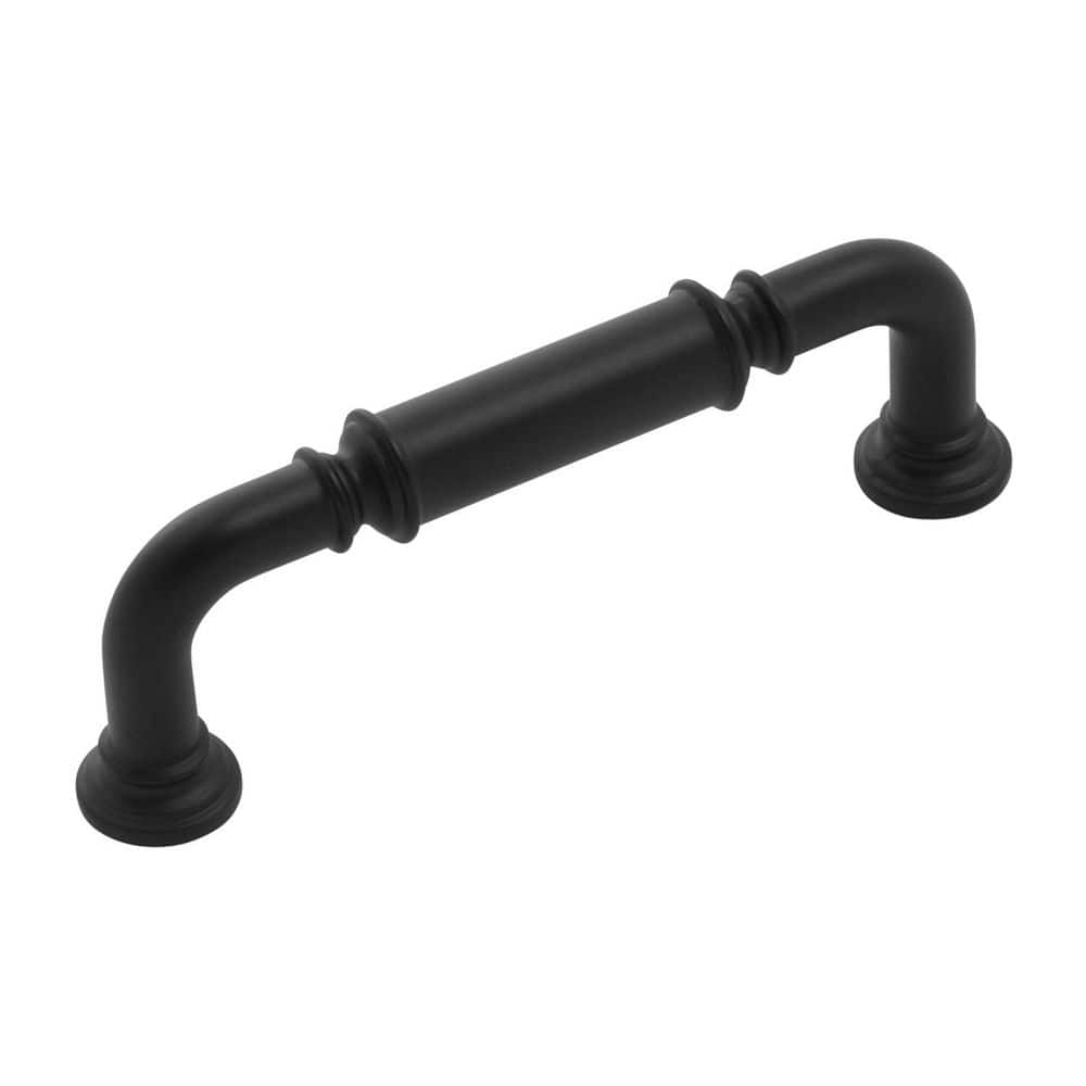 Berkshire Collection 3-3/4 in (96mm) Center to Center Matte Black Bar Cabinet Pull price history on PriceWatchPro