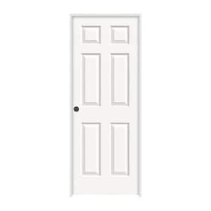 24 in. x 80 in. Colonist White Painted Right-Hand Textured Molded Composite MDF Single Prehung Interior Door