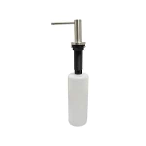 Elinvar Soap Dispenser with Straight Nozzle 17 oz. in Brushed Nickel