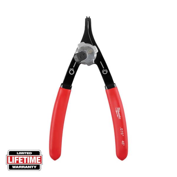 0.070 in. Convertible Snap Ring Pliers - 45°