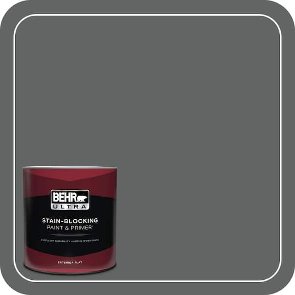 BEHR ULTRA 1 qt. Home Decorators Collection #HDC-MD-28 Cordite Flat Exterior Paint & Primer