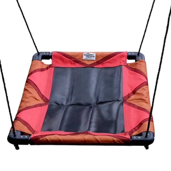M and M Sales Enterprises 47.25 in. Rainbow Gliderz Chevron Swing