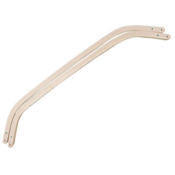 Quiet Glide Unfinished Maple Wooden Hand Rail Accessory