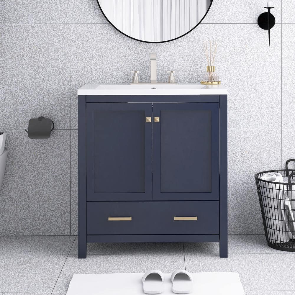 Staykiwi 30 In. W X 18 In. D X 34 In. H Single Sink Freestanding Bath ...