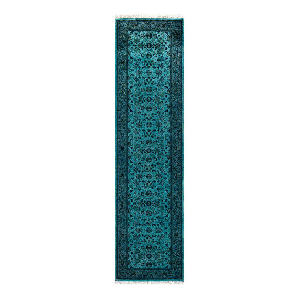 Overdyed Blue 2 ft. x 10 ft. Solid Wool Indoor Runner Rug price history on PriceWatchPro