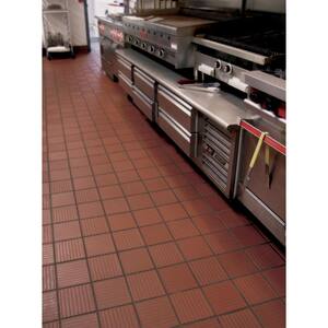 Red Tread Quarry 6 in. x 6 in. Ceramic Floor and Wall Tile (7 sq. ft./case)